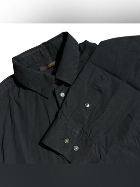 Louis Vuitton Black Button Up Dress Shirt